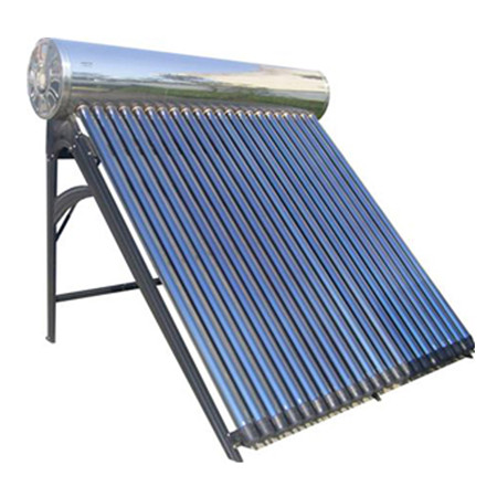 रिक्त 20 ट्यूब स्टेनलेस स्टील प्रेशरयुक्त डोमेस्टिक सौर गरम वॉटर हीटर